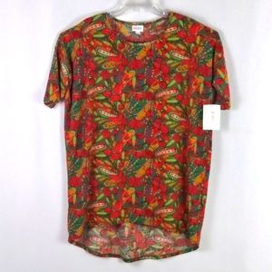 LulaRoe Irma floral tunic women's size Medium